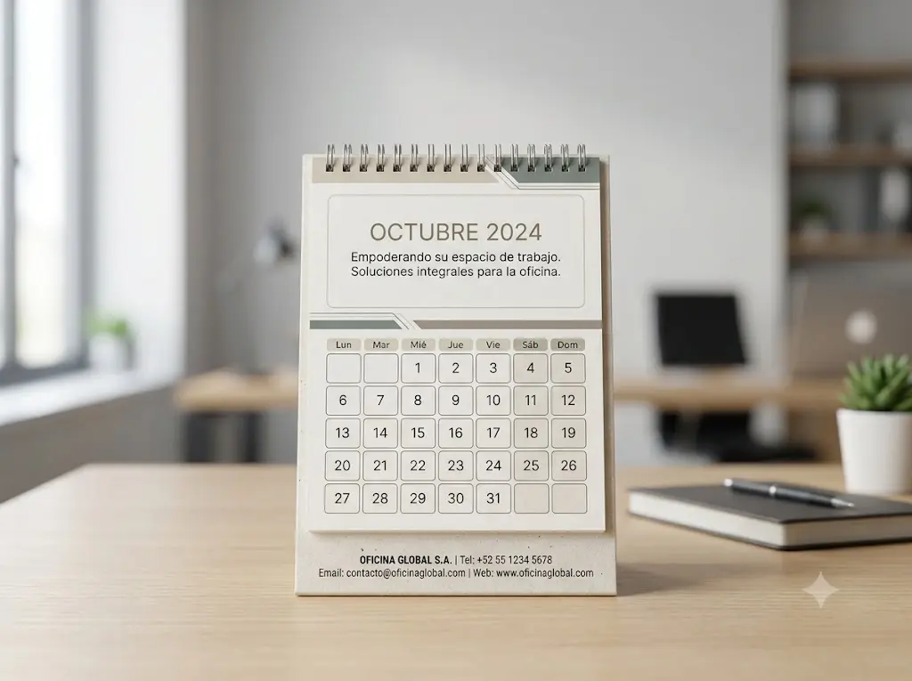 Calendario triangular sin hojas